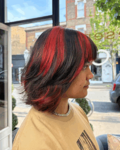 Vivid hair colour Esente Hair Salon in Wimbledon