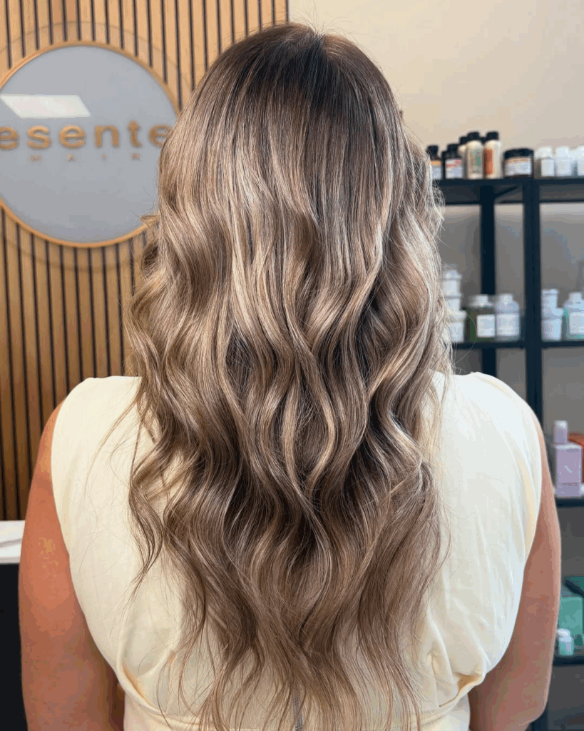 Autumn Hair Colour Inspiration lived in bronde Esente Hair Salon in Wimbledon