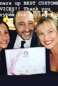 runners-up-best-customer-service-Merton-Business-Awards-2019-esente-hair-salon-wimbledon